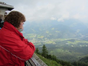 Blick vom Kehlsteinhaus nach Berchtesgaden