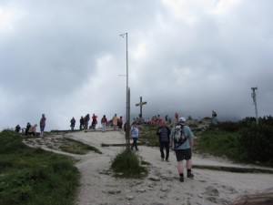 auf dem Weg zum Gipfel des Kehlstein