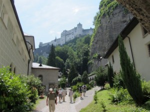 Blick zur Festung Hohen Salzburg