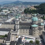 Sicht auf den Salzburger Dom