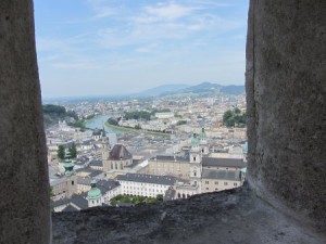 Blick von der Festung auf die Stadt